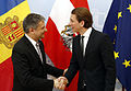 Image 17Foreign Minister of Andorra Gilbert Saboya meeting Austrian foreign minister Sebastian Kurz at the Committee of Ministers of the Council of Europe in 2014 (from Andorra)