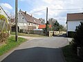 Straße Altgompitz, Dreiseithof mit Wohnstallhaus, Seitengeb., Scheune u. Torbogen, Altgompitz 43
