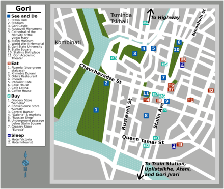 Map of Gori