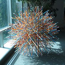 Zometool model of the great grand stellated 120-cell Great grand stellated 120cell zome 032407.jpg