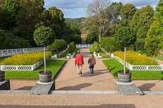 Norra franska trädgården.