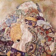 Bébé (berceau) (1917-1918), huile sur toile (110 × 110 cm), collection[Quoi ?].