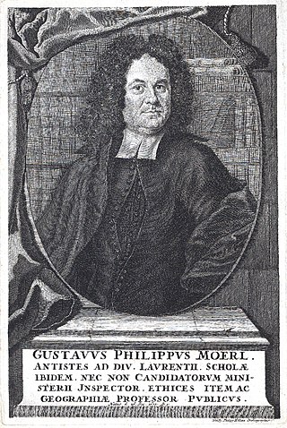 <span class="mw-page-title-main">Gustav Philipp Mörl</span> German theologian and librarian (1673–1750)