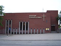 Hässelby Strands kyrka i september 2005