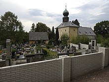 Hřbitov, vrch Velíz u Kublova
