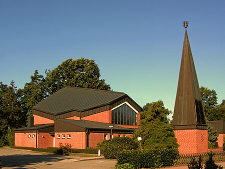 Hambuehren Kirche Schutzengel neu