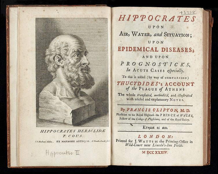 File:Hippocrates bust and title page Wellcome L0041093.jpg