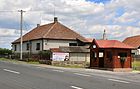 Čeština: Zastávka v Hladově English: Bus stop in Hladov, Czech Republic.