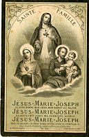 French holy card, 1890.※