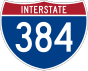 Interstate 384 işaretçisi