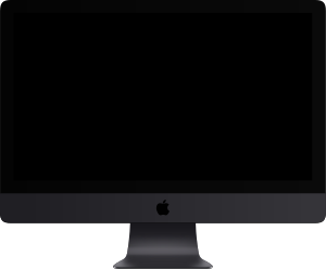 חזית המחשב iMac Pro