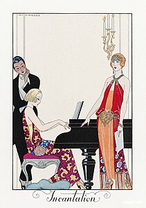 Ілюстрація моди "Франція ХХ століття" від Джорджа Барб'є (1923).