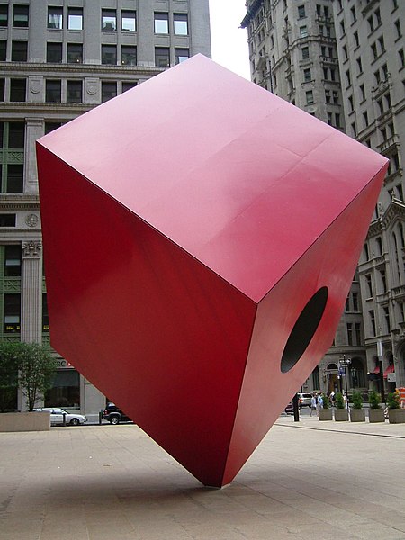 File:Isamu Noguchi's Red Cube @ 140 Broadway (926043931).jpg