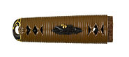 Japanese - Tsuka with Catfish Menuki - Walters 5111453B