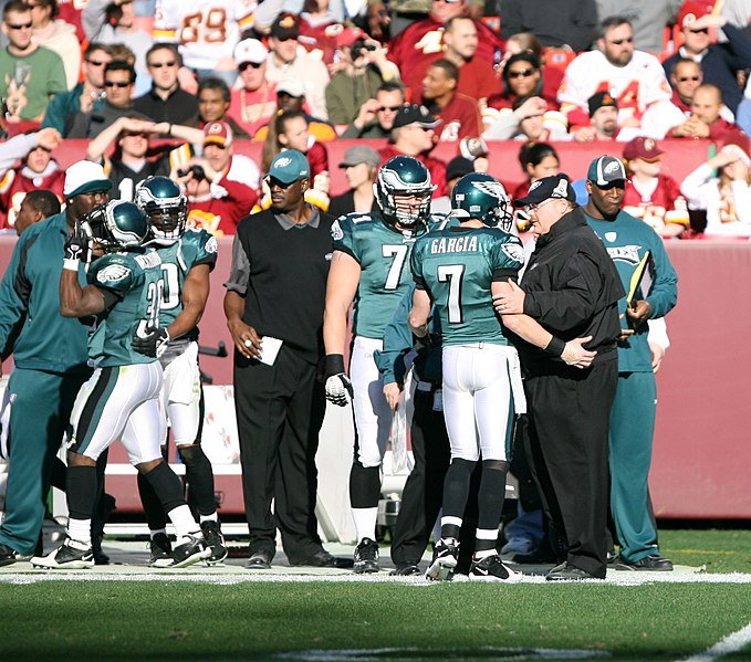 File:Jeff Garcia and Andy Reid.jpg