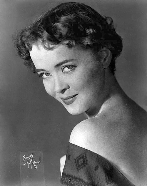 Joan McCracken portrayed Claudia Brown in Claudia. Joan McCracken 1950.jpg