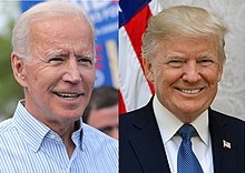 Joe Biden and Donald Trump, the oldest people inaugurated as President of the United States. Joe Biden and Donald Trump.jpg