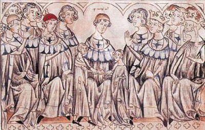 Wedding of John of Luxembourg and Elizabeth in Speyer in 1310