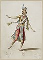 English: Jules Massenet - Le roi de Lahore - costume design by Eugène Lacoste 94 - 88. Paradis d'Indra, dame de la danse