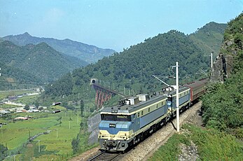 금교역-치악역 구간에 있는 루프선(1970~1980년대)