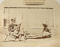 KITLV 87163 - William Johnson - Knife sharpener at Bombay, British India - Before 1860.jpeg