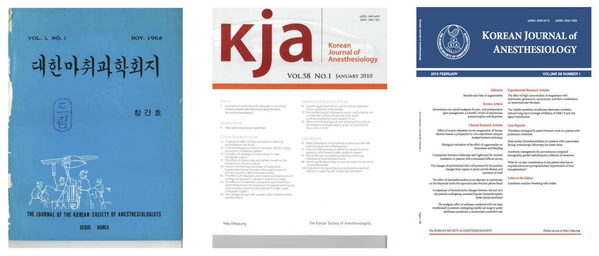 Korean Journal of Anesthesiology