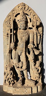 Karnataka, periodo hoyasala, bhairava, xii secolo 01.jpg