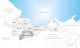 Untereggen - Localizazion