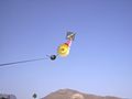 Novelty kite with multiple kite-line rotors, by Carl von Canstein