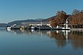 English: Shipyard and restaurant Lido Deutsch: Werft der Wörtherseeschifffahrt und Restaurant Lido