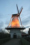 Koudekerke - molen De Lelie in de schemering.jpg