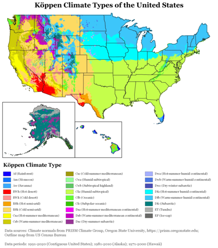 Climate of the United States - Wikipedia