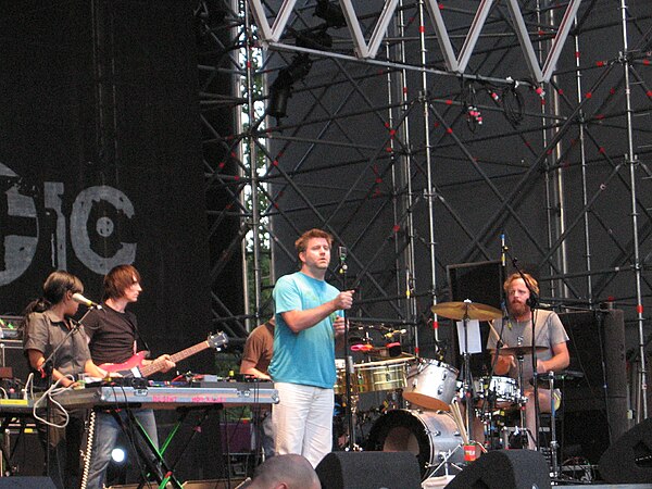 LCD Soundsystem performing in Turin, Italy in 2007