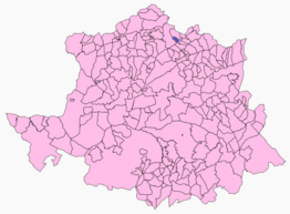 Kaart van La Granja