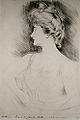 Lady Carnarvon, 1901, drypoint