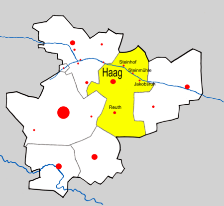 Lageplan Neuendettelsau (Haag)