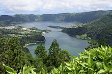 Lagoa das Sete Cidades, Miradouro da vista do Rei, Sete Cidades, Ponta Delgada, ilha de São Miguel, Açores.JPG
