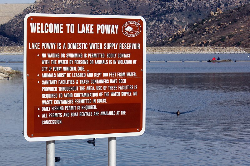 File:Lake Poway, San Diego County, California.jpg