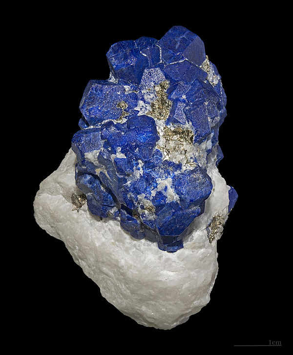 Classic lazurite specimen from Sar-e-Sang district