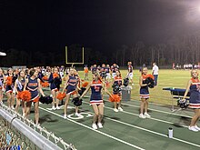 Lady Manta cheerleaders in 2022 Lemon Bay High School cheerleaders 02.jpg