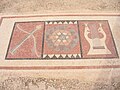 Likya'da Ksanthos'ta yakın Letoon Apollon tapınağında mozaik.