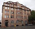 Former warehouse and administration building of the mechanical woolen factory in Lichtenhof