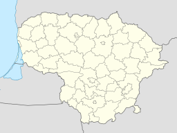 Tauragės läge i Litauen