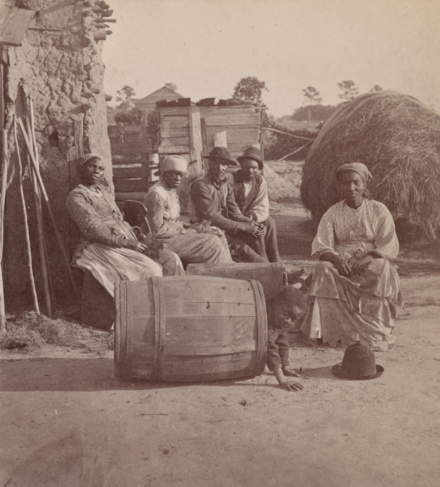 An African American family, photo-graphed by O'Pierre Havens, circa 1868
