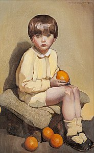 נער עם תפוזים