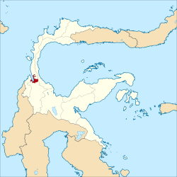 Location of Palu in سولاوسی