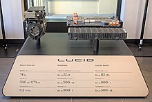 Electric Drive Unit and the Lucid Air Battery. Lucid Drive Unit IAA 2023 1X7A0514.jpg