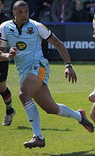 Luther Burrell England international rugby union & league footballer