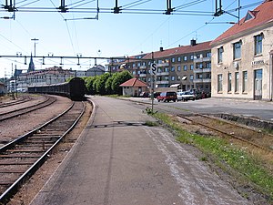 Lysekils station 20030731. 
 JPG