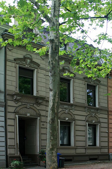 Mönchengladbach Wickrath Denkmal Nr. T 009, Trompeterallee 15 (6414)